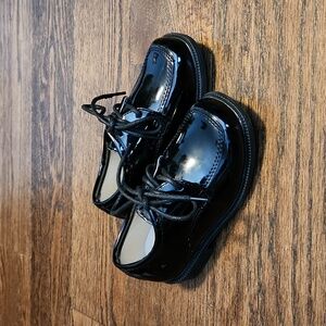 Patent Leather Formal Baby Boy Shoes - Size 5.5